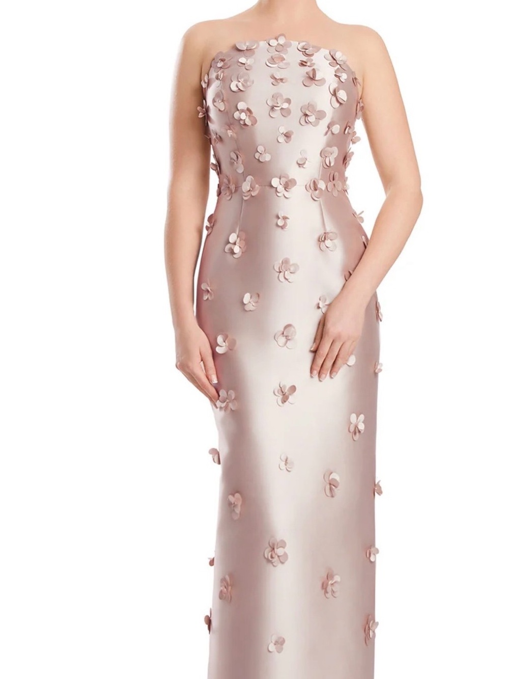 Alexander by Daymor Gown - Silver Peony